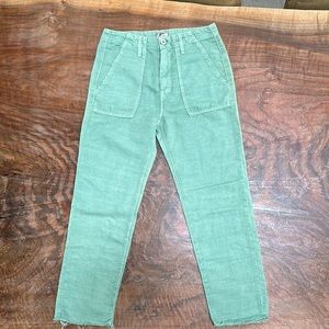 MOTHER cropped army pants